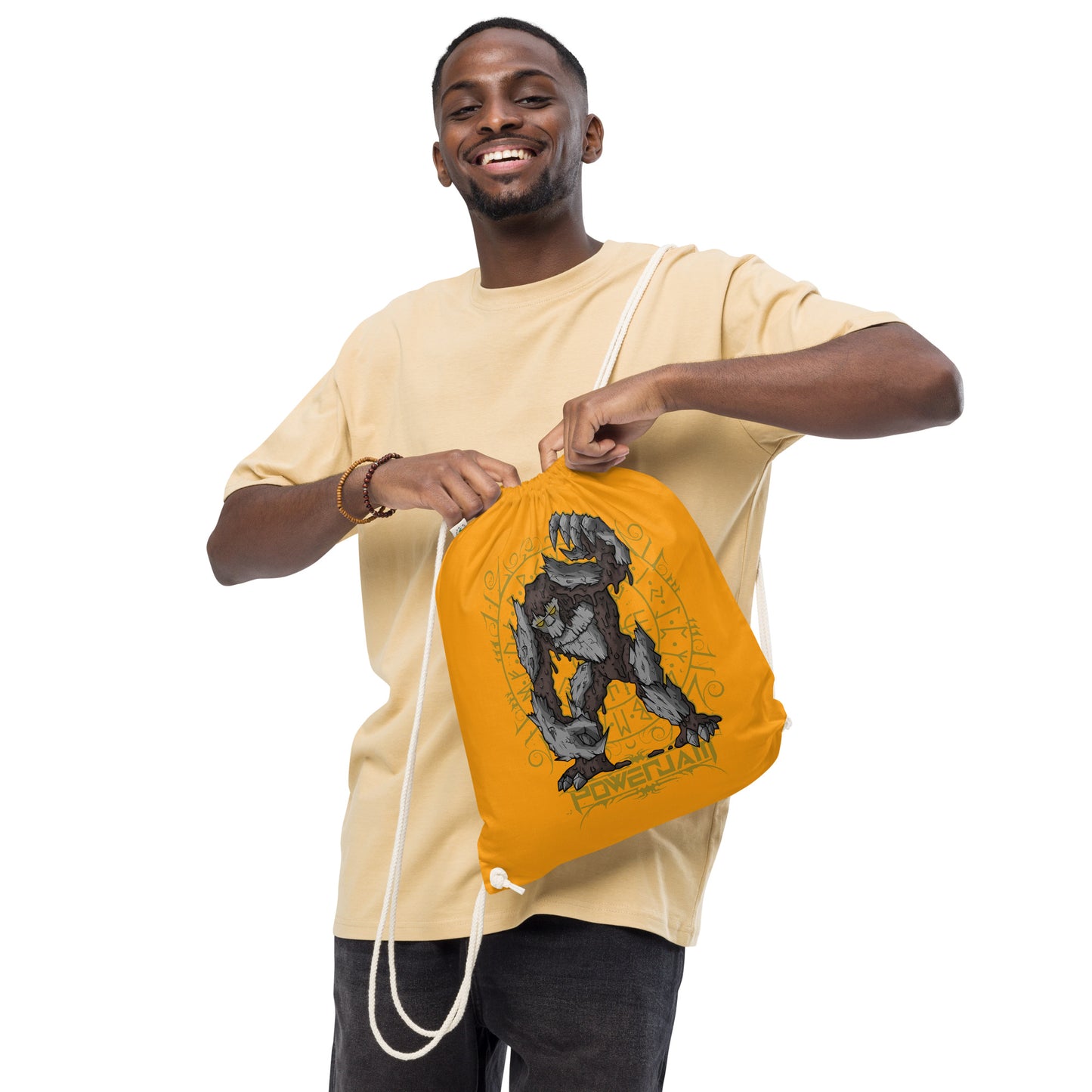 Automaton Organic cotton drawstring bag