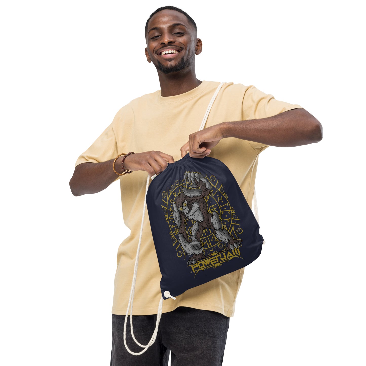 Automaton Organic cotton drawstring bag