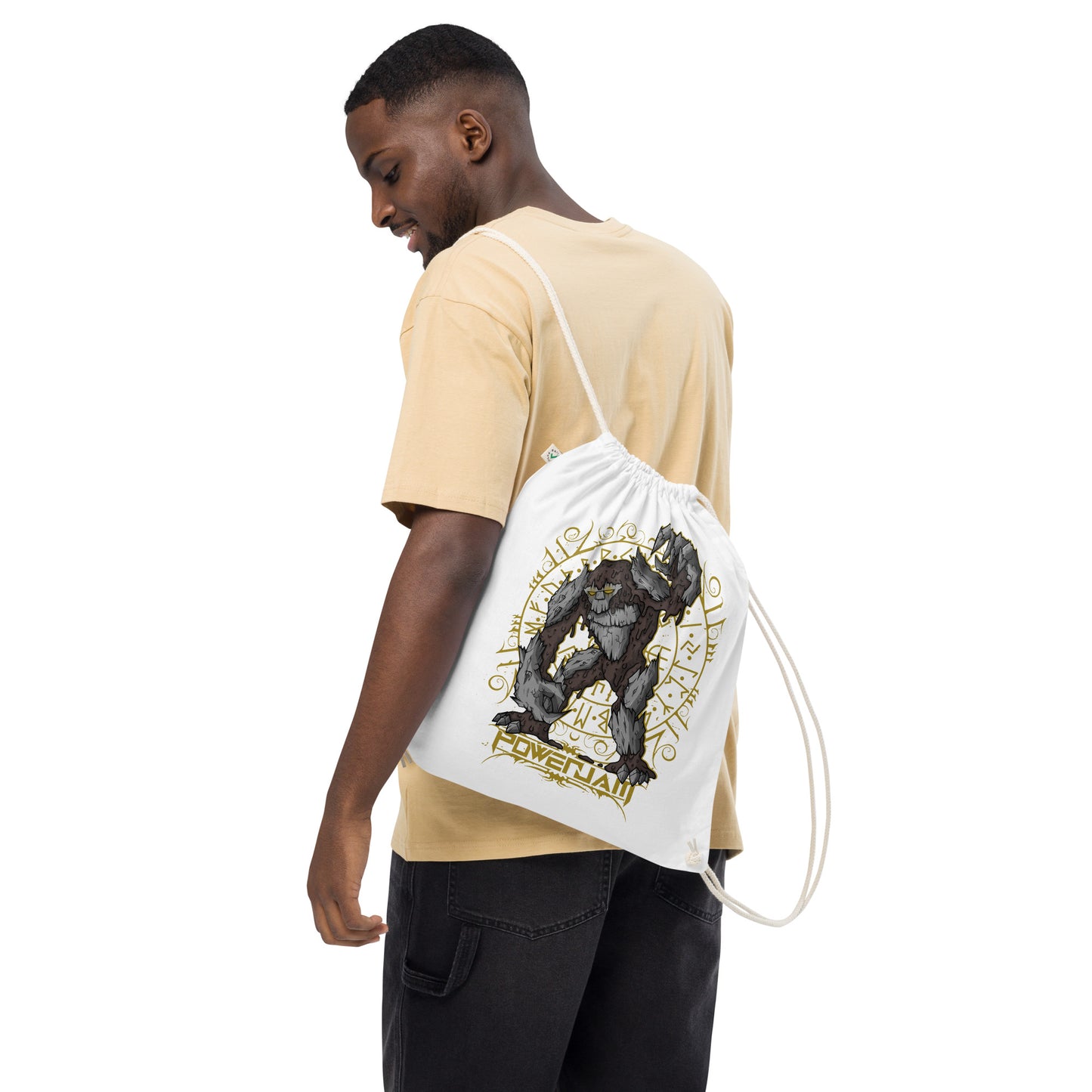 Automaton Organic cotton drawstring bag