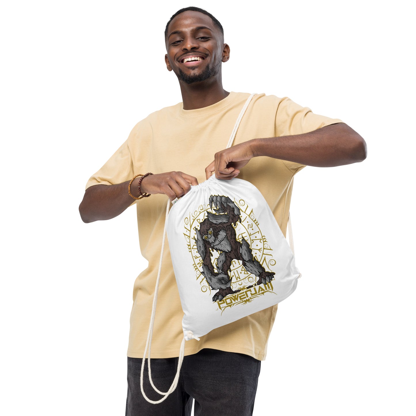 Automaton Organic cotton drawstring bag
